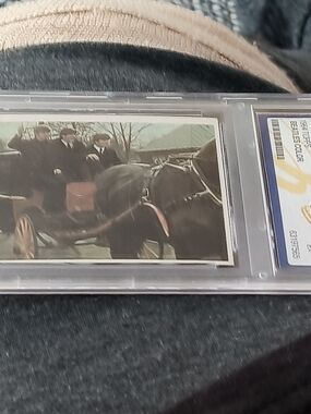 The Beatles Vintage Style Horse-Drawn Carriage Collectible Card Graded Topps